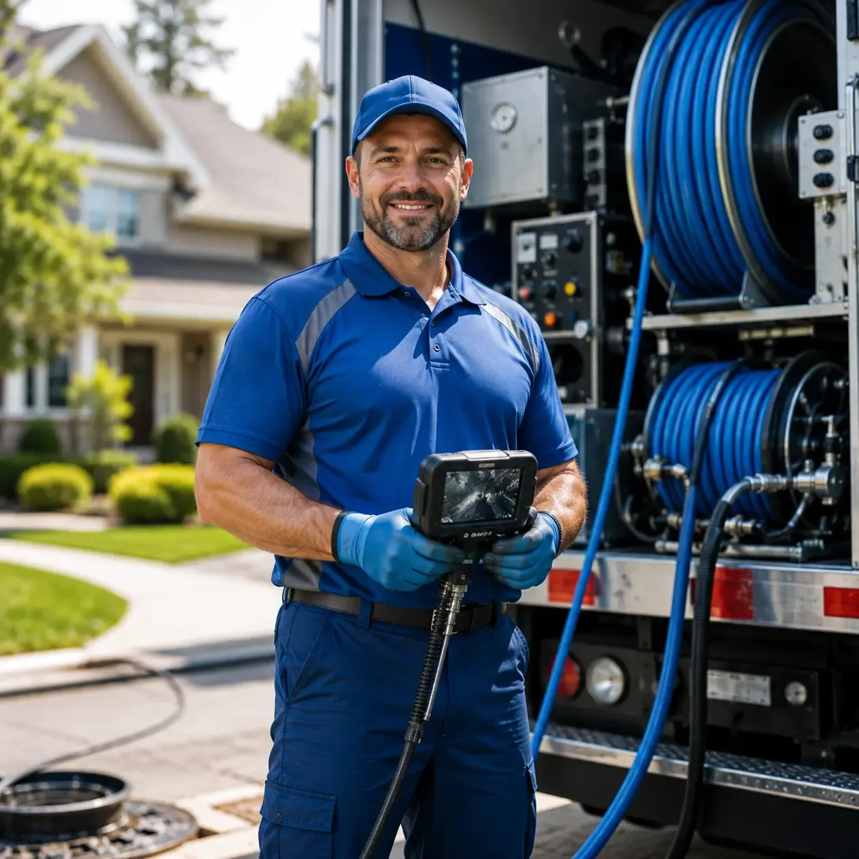 Local outdoor drain cleaning specialists in Pitman, PA